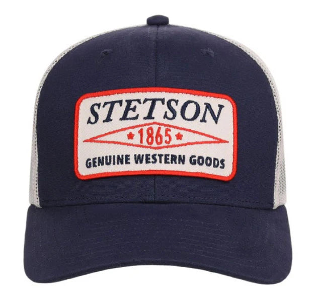 Stetson Felt Patch (Navy/White) - Trucker Cap