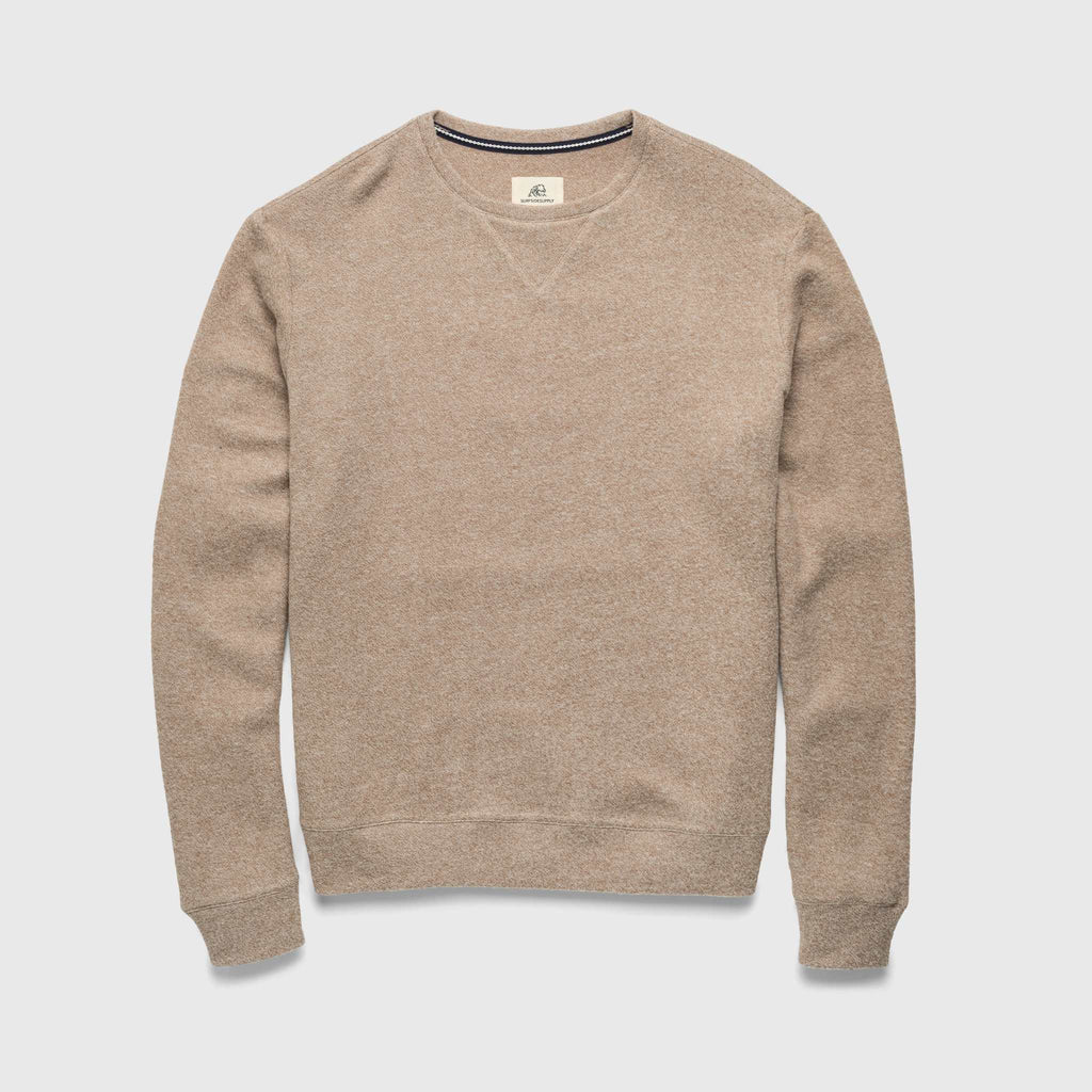 Butch Cashmist Crewneck - Camel Heather