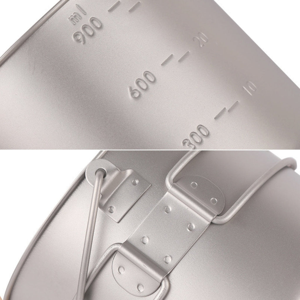 Titanium Cooking Pot - 1100 ml