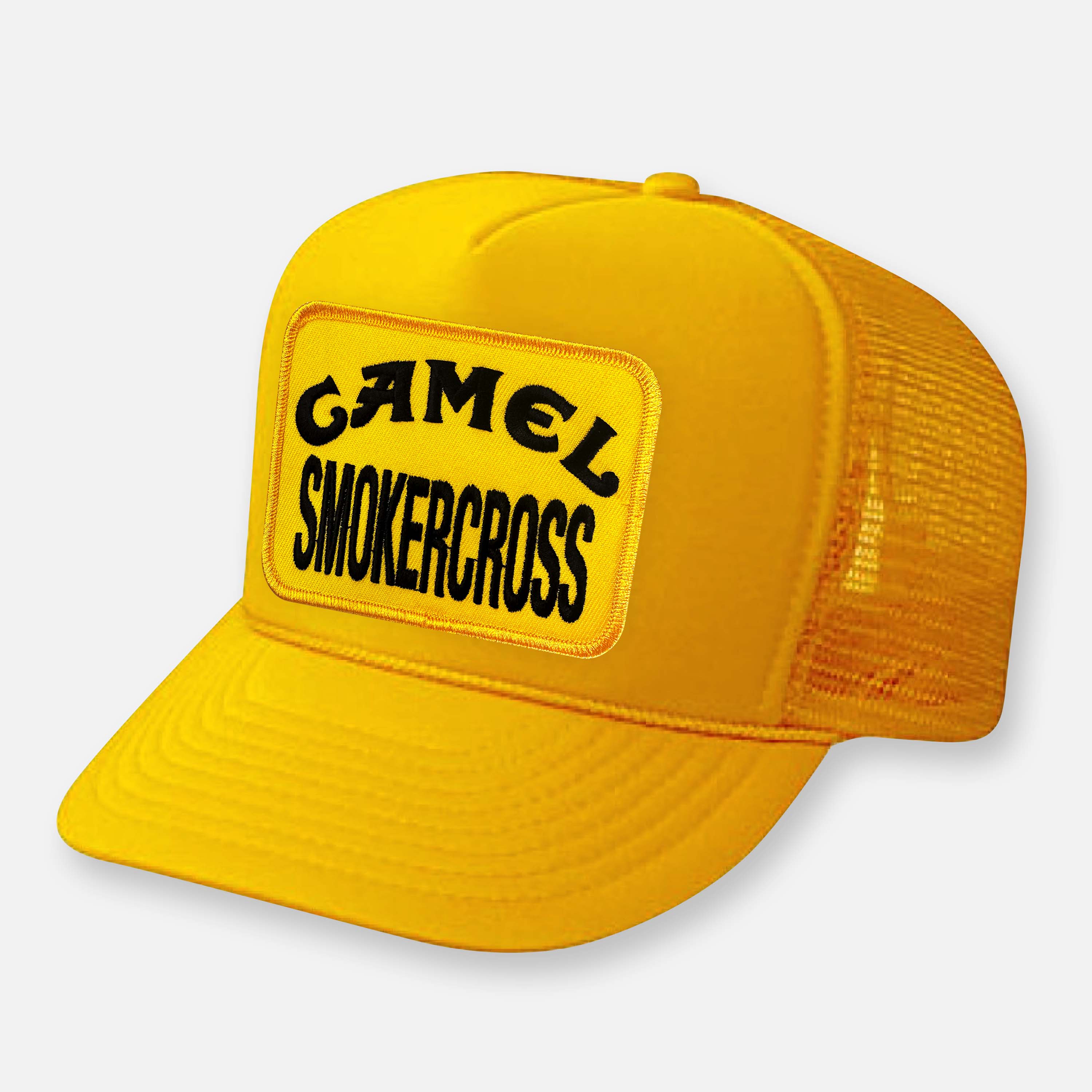 CAMEL SMOKERCROSS RACE HAT YELLOW PATCH