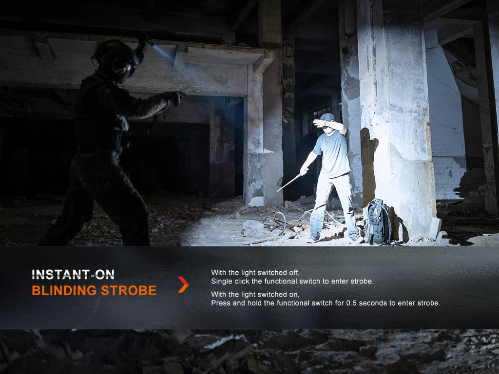 Fenix PD36R Pro 2800 Lumen Flashlight + FREE E03R V2 Keychain Light