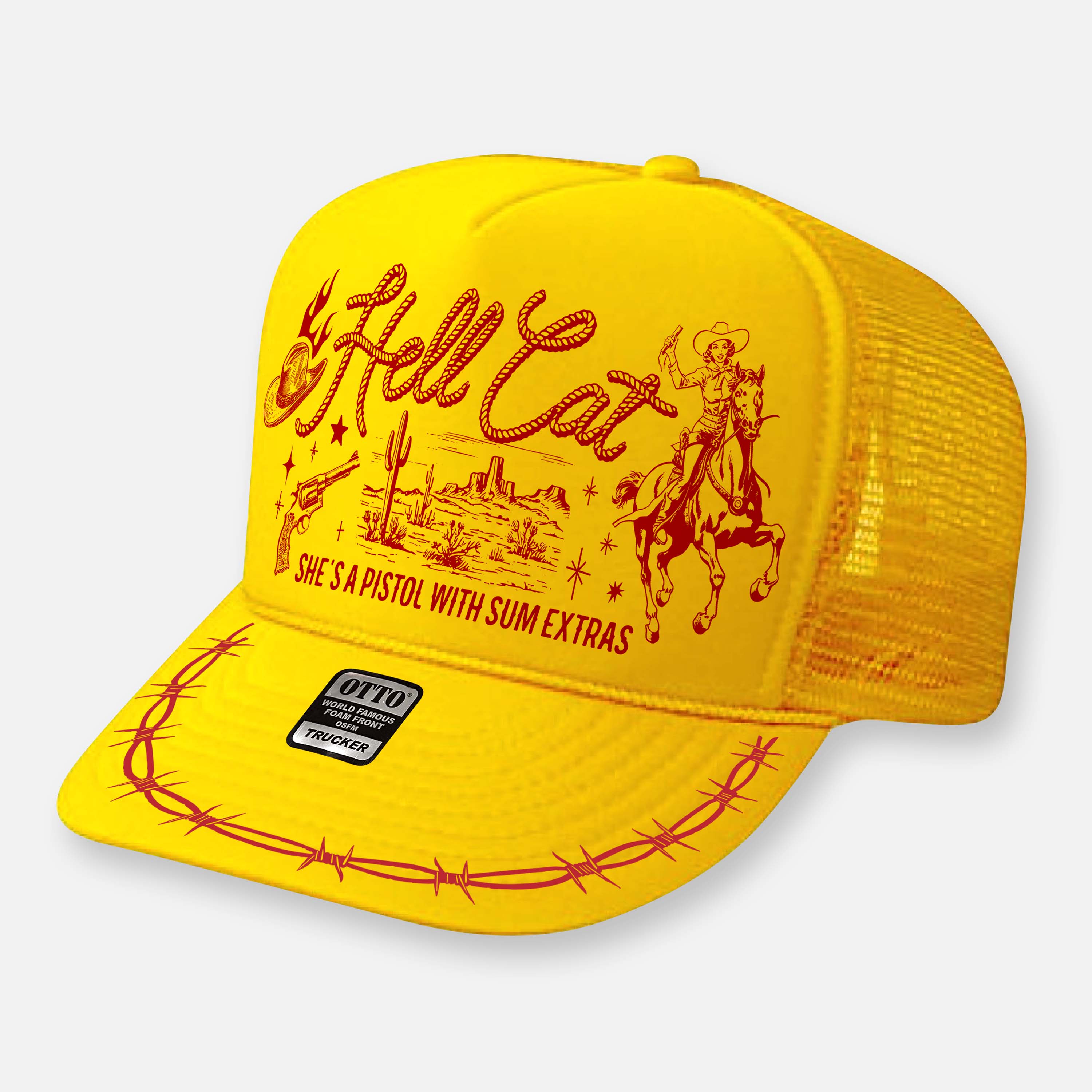 HELL CAT CURVED BILL HAT