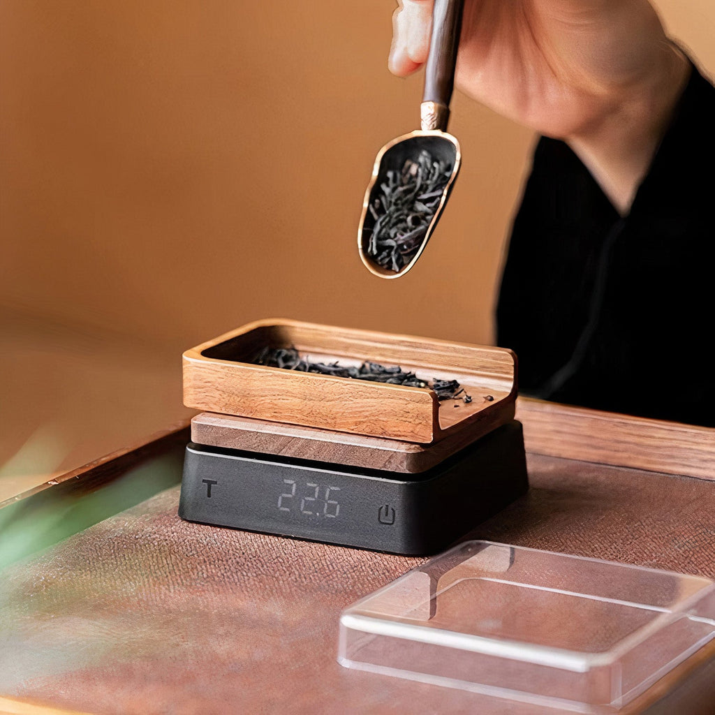 Solid Wood Electronic Scale for Tea and Coffee