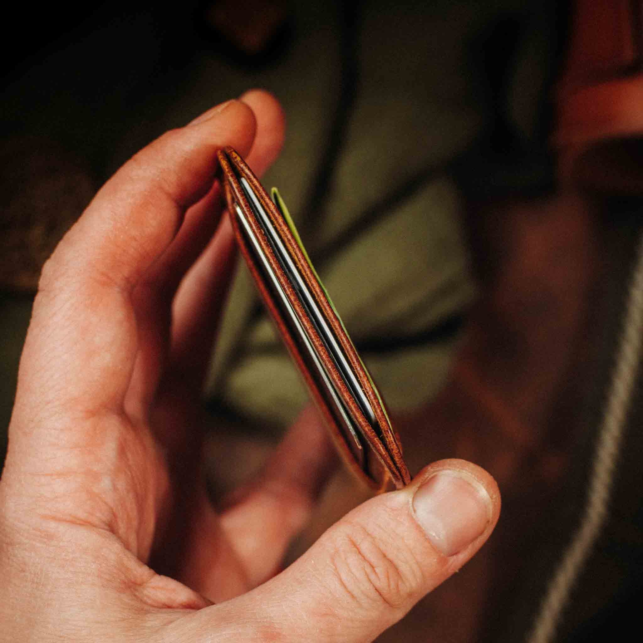 Minimalist Leather Wallet - Boatswain v4 | Slim Card Holder | EDC