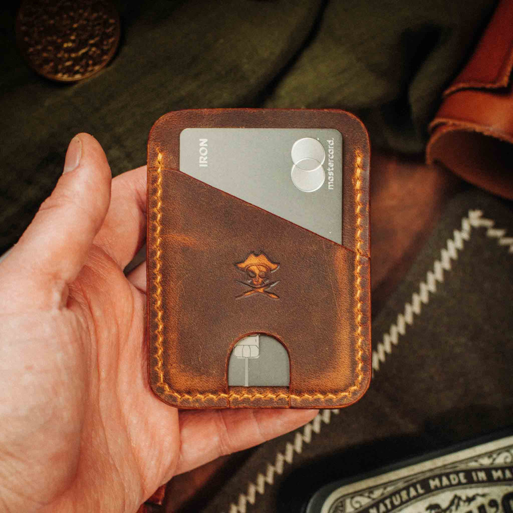 Minimalist Leather Wallet - Boatswain v4 | Slim Card Holder | EDC